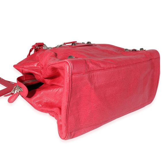 Balenciaga Rose Thulian Agneau Lambskin Giant 21 Midday Bag - Picture 5 of 7